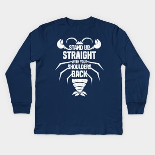 Jordan Peterson | Stand Straight Shoulders Back Kids Long Sleeve T-Shirt